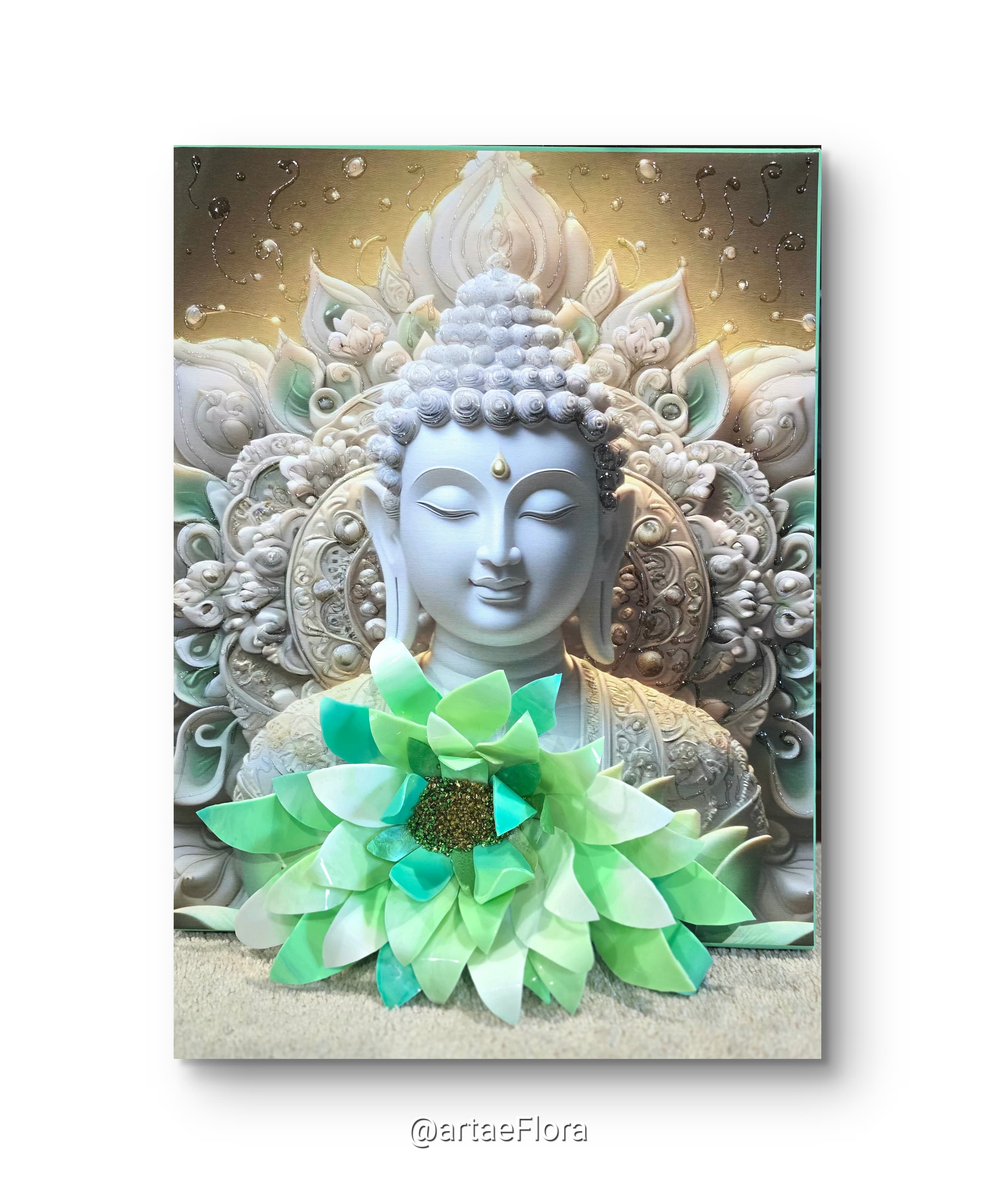 3D resin flowers